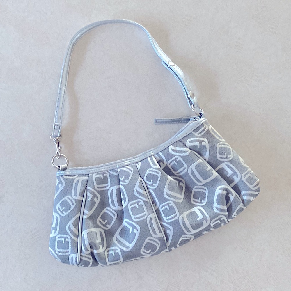 Silver clutch purse